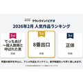 クランクイン！ビデオ 2026年2月人気作品ランキングTOP3