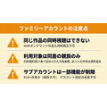 U-NEXTファミリーアカウントの注意点まとめ