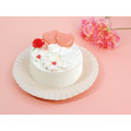「母の日 ハートのフラワーケーキ」