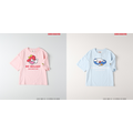 サンリオキャラクターズ×ライトオン　「プリントTシャツ（KIDS）」ピンク（マイメロディ）、サックス（シナモロール）