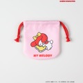 サンリオキャラクターズ×ライトオン　「プリント巾着」ピンク（マイメロディ）
