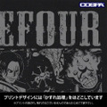 TVアニメ『ONE PIECE』四皇 Tシャツ（BLACK）　「かすれ処理」を採用