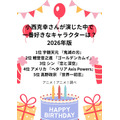 [小西克幸さんが演じた中で一番好きなキャラクターは？ 2026年版]第1位～第5位