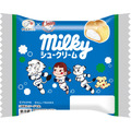 「milkyシュークリーム（埼玉西武ライオンズコラボデザイン）」パッケージ青