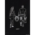 『怪獣8号』×グラニフ　「四ノ宮キコル｜Tシャツ」部分アップ