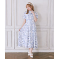 Areeam Disney Collection「Disney Princess」ジュイ柄ピンタックワンピース　着用イメージ