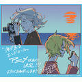 『海が走るエンドロール』アニメ化発表イラスト（原作・たらちねジョン）