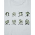 ユニクロ『ポケットモンスター』シリーズUTコレクション第2弾「ポケモン UT」カラー： 03 GRAY　部分アップ