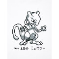ユニクロ『ポケットモンスター』シリーズUTコレクション第2弾「ポケモン UT」カラー: 00 WHITE　部分アップ