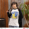 アメコミイラストロングスリーブTシャツ 1（レッドキング）