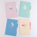 「ミッフィー」A5ポケットクリアファイル　各￥418(税込)