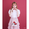 Areeam Disney Collection「Mickey＆Minnie」ミニー/フェイスポシェット（Light Pink）使用イメージ