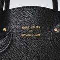 ヤングアンドオルセン「YOUNG ＆ OLSEN The DRYGOODS STORE BELTED TOTE BAG BOOK BLACK」部分アップ