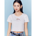MINI LACE T/S / グレー