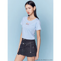 MINI LACE T/S / ブルー