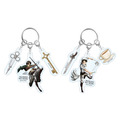 「『進撃の巨人』× ニジゲンノモリ 」3連アクリルキーホルダー 各1,100円(税込)
