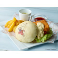 サーモンバーガー(扇子付き) 2,500円