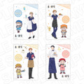 ステッカーシート cafe ver.価格:各880円(税込)