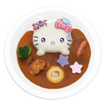 ピューロランド期間限定メニュー「ハローキティのネオナツマツリIII★ビーフカレー」