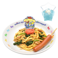 ピューロランド期間限定メニュー「ポムポムプリンの納涼！明太ツナバター醤油パスタ＆カップサイダーゼリーセット」