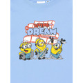 GU「KIDSグラフィックT MINIONS」カラー:62 BLUE部分アップ