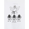 アニメ『刃牙道』×グラニフ　「三戦シャドー｜Tシャツ」背面部分アップ