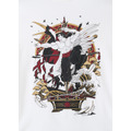 アニメ『刃牙道』×グラニフ　「消力（シャオリー）｜Tシャツ」部分アップ