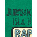 GU「KIDSグラフィックT JURASSIC WORLD」カラー： 55 GREEN　前面アップ