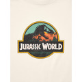 GU「KIDSグラフィックT JURASSIC WORLD」カラー： 30 NATURAL　前面アップ