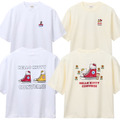 バックプリントTシャツ(ホワイト、アイボリー) 各5,060円
