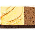 キャラメルリボン＋チョップドチョコレート（チョコレートスポンジ）