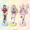 「よう実オンラインくじ テーマパークver」　B賞 アクリルスタンドフィギュア（全3種）