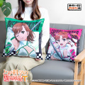 E賞　描き下ろしスクエアクッション　御坂美琴／白井黒子