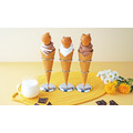 ベビーカステラ付きソフト　ミルク/チョコレート/ミックス　各700円(税込)