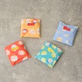 『エコバッグ』(レモン、カレーのお供たち、おつまみ畑、ピザ)