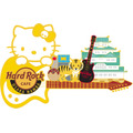 ハードロックカフェ 「Hello Kitty Collection」なんば大阪店 Hello Kitty City Icon Guitar Pin