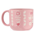 Flower Miffy エンボスマグカップ ピンク