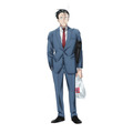 『スーパーの裏でヤニ吸うふたり』キャラクターイラスト(佐々木)