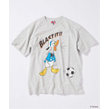 JOURNAL STANDARD「MICKEY MOUSE / ミッキー マウス 別注 サッカー プリント Tシャツ グレー」