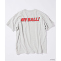 JOURNAL STANDARD「MICKEY MOUSE / ミッキー マウス 別注 サッカー プリント Tシャツ グレー」