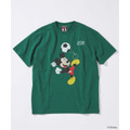 JOURNAL STANDARD「MICKEY MOUSE / ミッキー マウス 別注 サッカー プリント Tシャツ グリーンB」