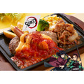 炭治郎（たんじろう）の炎舞ハンバーグ＆義勇（ぎゆう）の水面斬り牛焼肉
