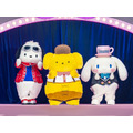 左からポチャッコ、ポムポムプリン、シナモロール
