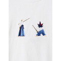 アニメ『真・侍伝YAIBA』×グラニフ　「永遠のライバル｜ビッグシルエットTシャツ」部分アップ