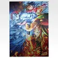 「一番くじ 鬼滅の刃 ～上弦の弐～」E賞：メタリックビジュアルシート（選べる全5種）