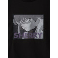 アニメ『名探偵コナン』×グラニフ　「SHERRY｜Tシャツ」部分アップ