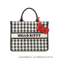 HELLO KITTY×VIS　「日焼けデザイン ハローキティ雑材トートバッグ Check」