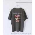 HELLO KITTY×VIS　「日焼けデザイン ハローキティビッグTシャツ Charcoal」背面
