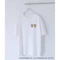 HELLO KITTY×VIS　「日焼けデザイン ハローキティビッグTシャツ White」