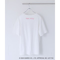 HELLO KITTY×VIS　「日焼けデザイン ハローキティビッグTシャツ White」背面